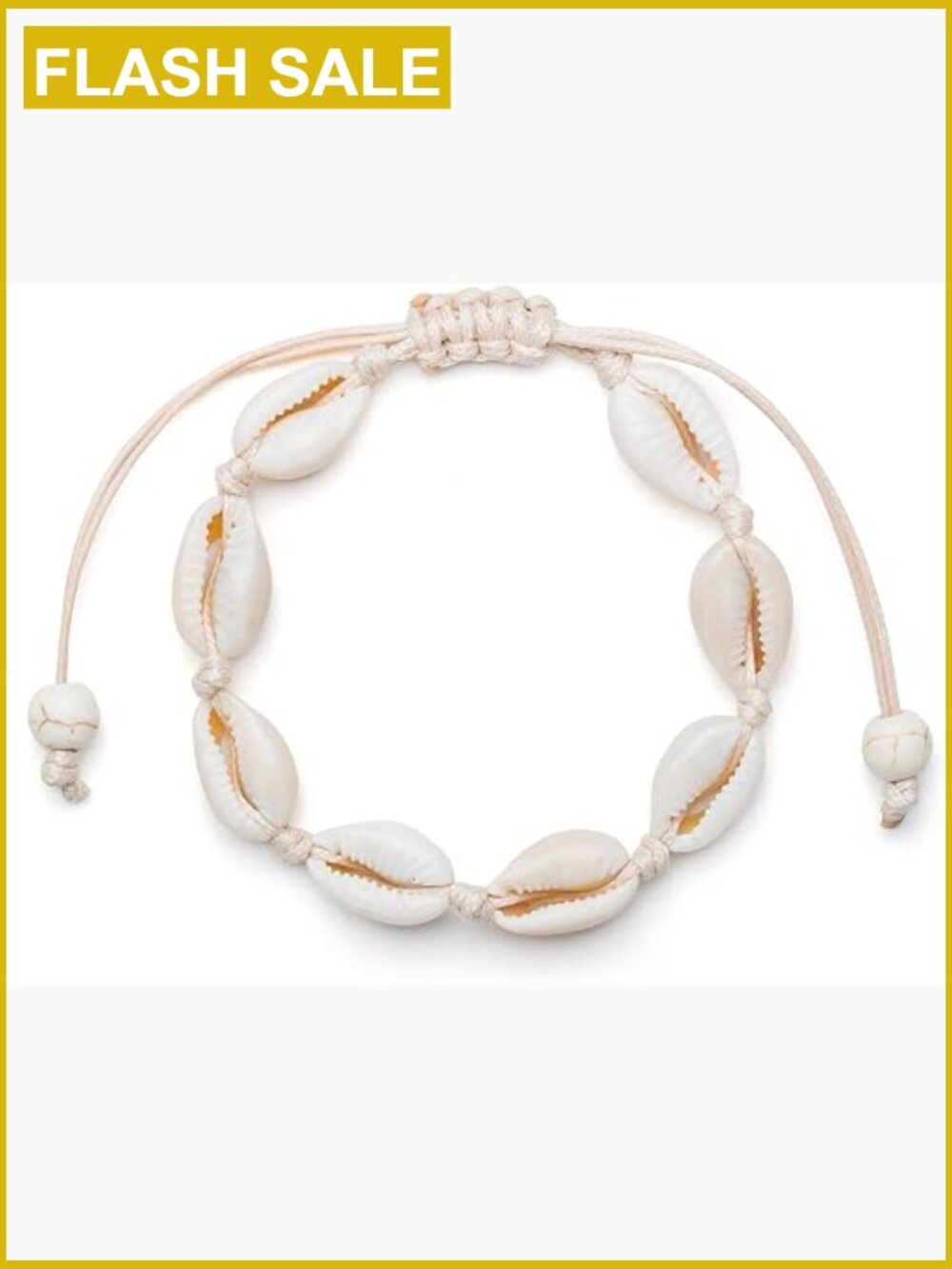 Natural Shell Anklet Handmade Boho Beach Adjustable Women Ankle Bracelet